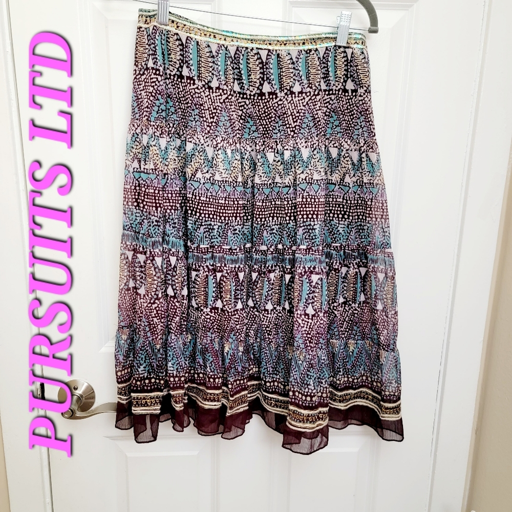Pursuits ltd knee-length circle/skater skirt